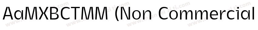 AaMXBCTMM (Non Commercial Use)Aa 蜜字体转换